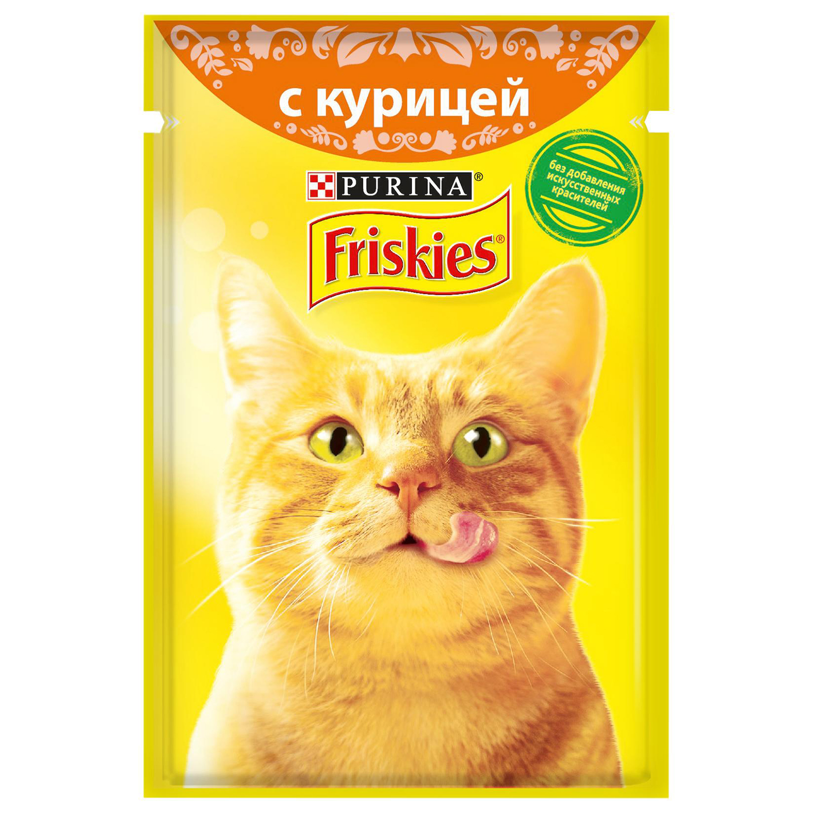 Корм влажный для кошек Friskies 85г с курицей в подливе пауч - фото 1