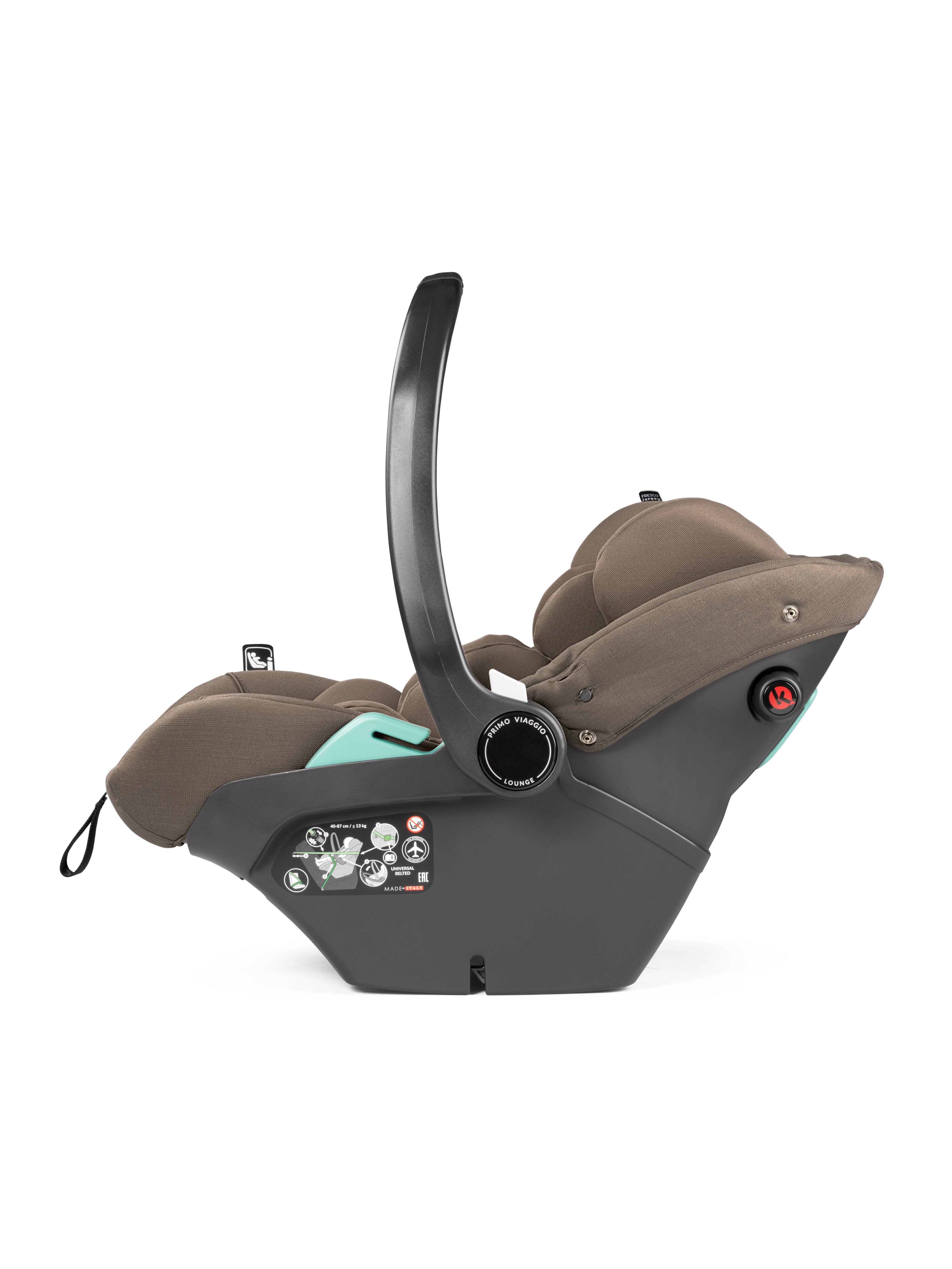 Автокресло Peg-Perego Lounge 0 (0 -13 кг) бежевый - фото 13