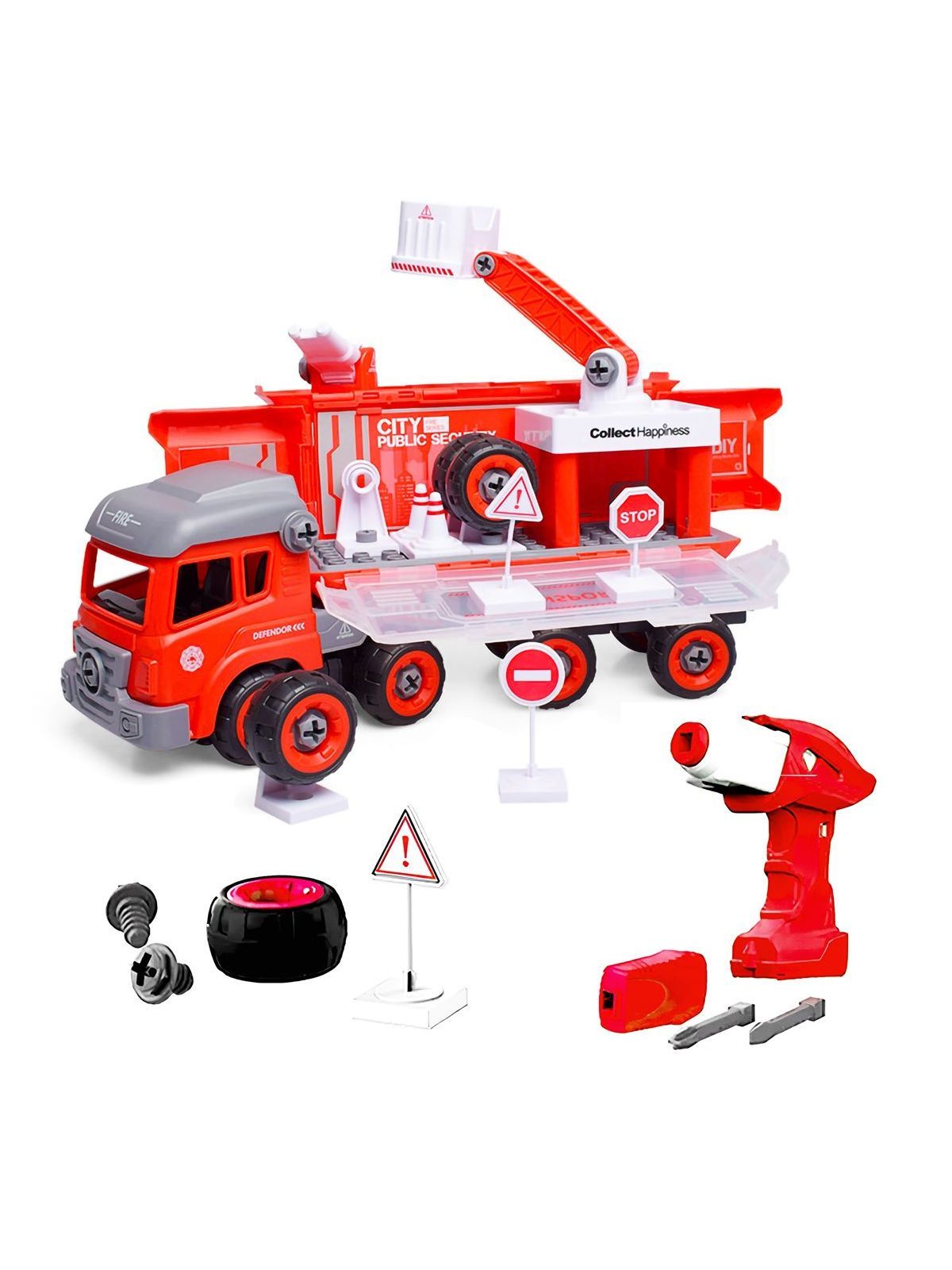 Конструктор S+S Детский винтовой разборная электронный 95 дет. - фото 8