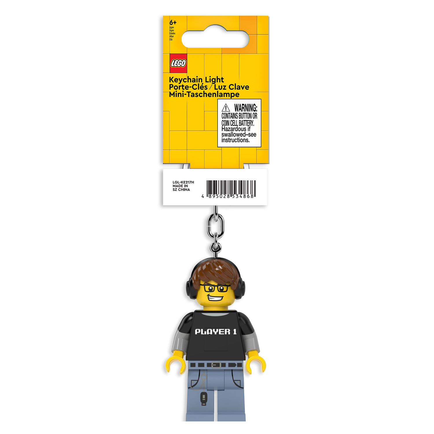 Брелок LEGO Minifigures - Игрок 1 шт. - фото 6