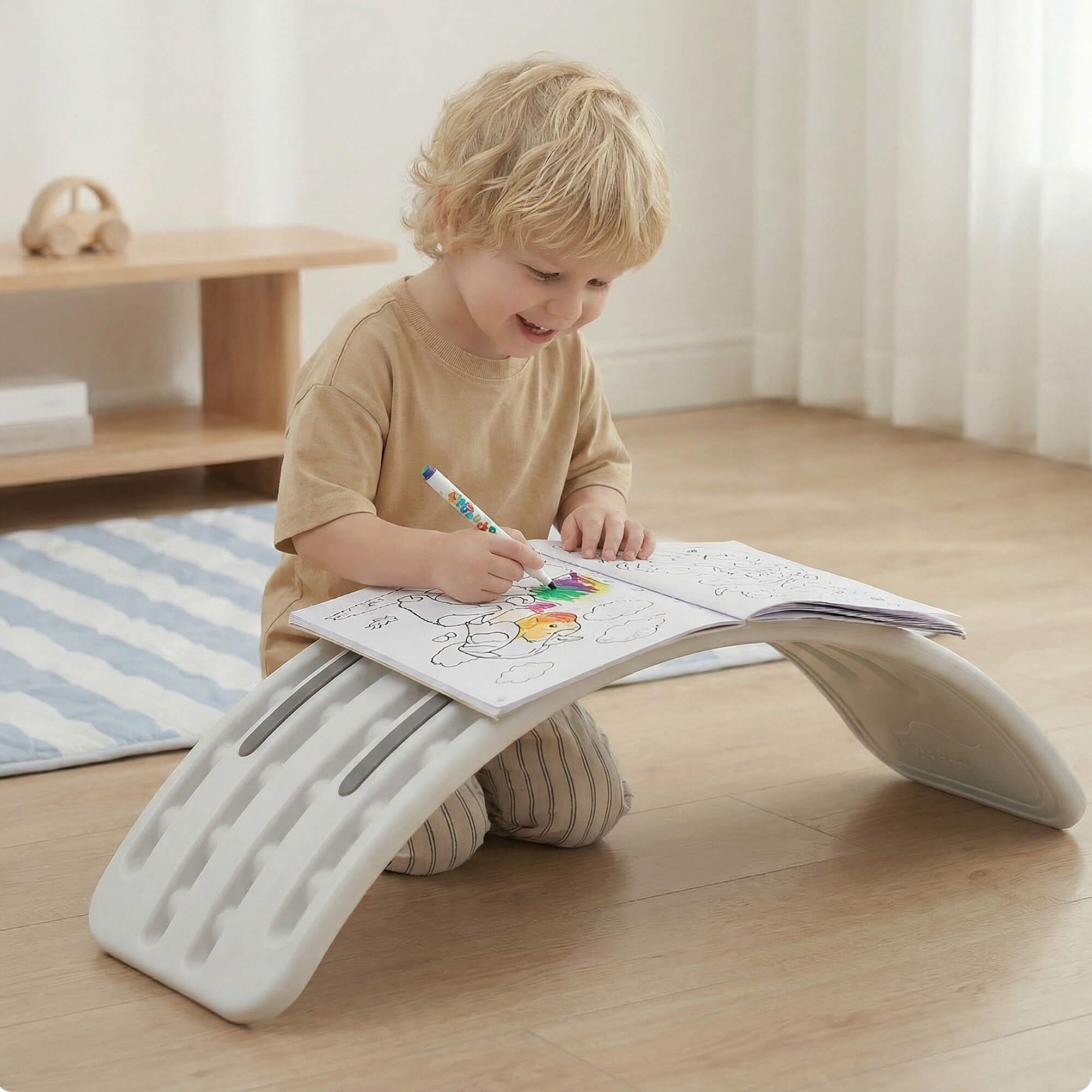 Балансборд UNIX Kids Grey балансир для детей - фото 13