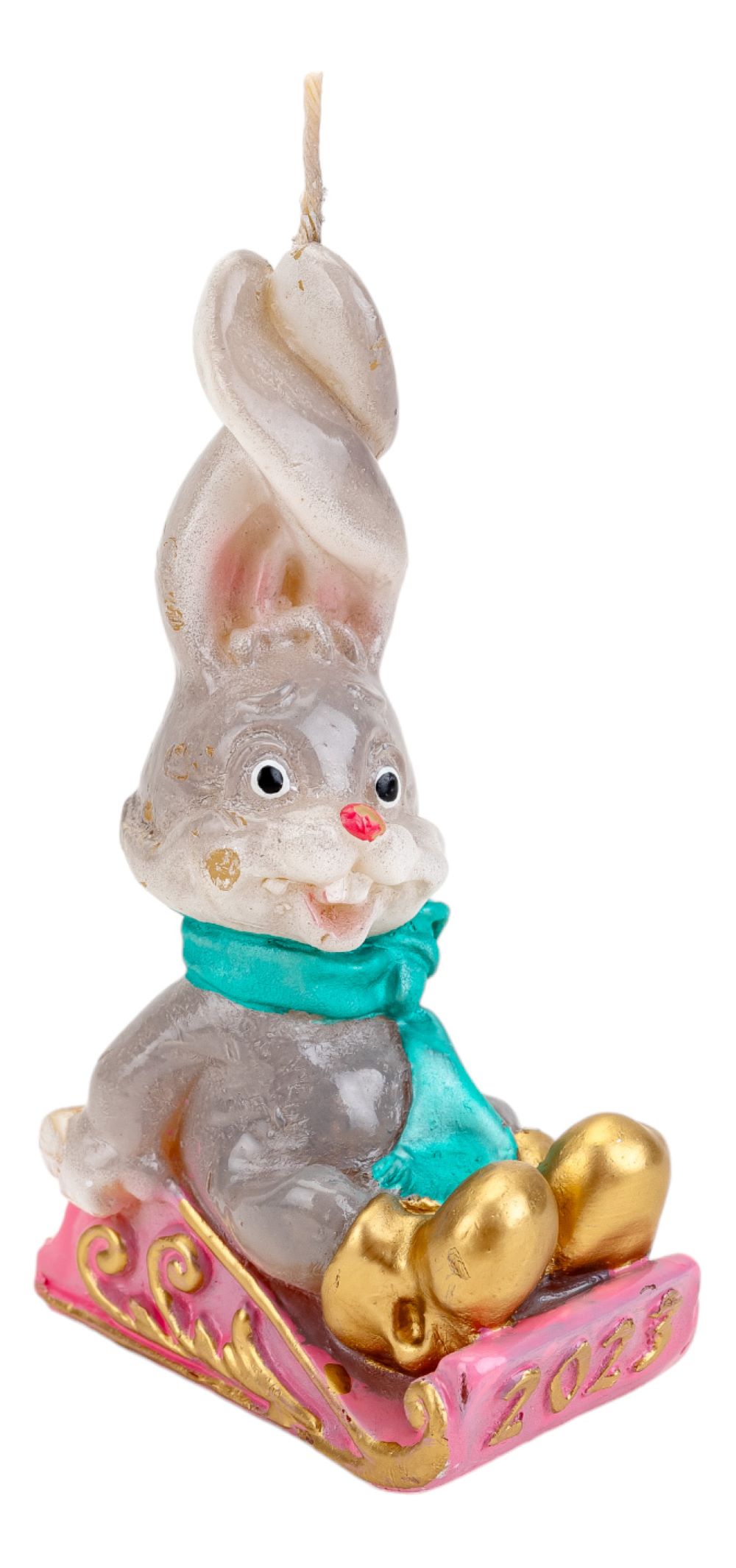 Лента Магия праздника Кролик на санках - фото 2