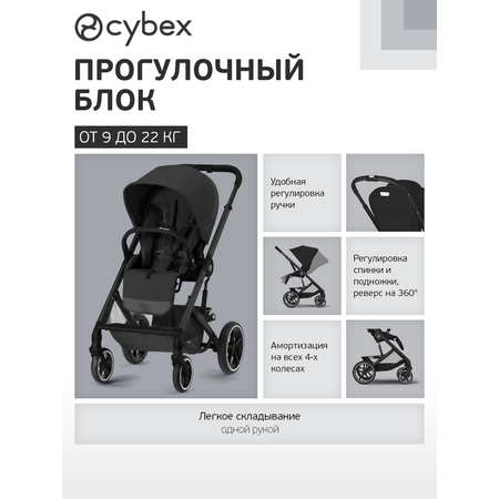 Коляска 3в1 Cybex Balios S Lux 3в1 2025