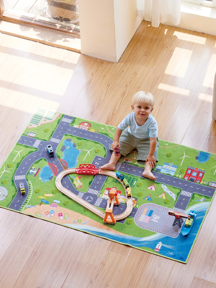 Ковёр Hape Дорожное движение 95 x 150 см - фото 1