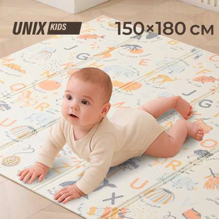 Детский складной коврик UNIX Kids Learning 150 x 180 см 1 шт.