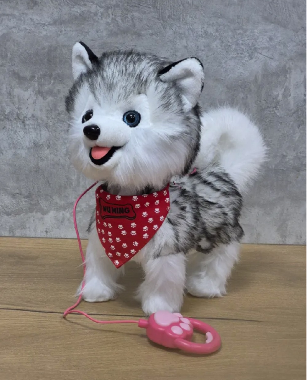 Мягкая игрушка ТОТОША собачка на поводке ходит, лает, поет - фото 8