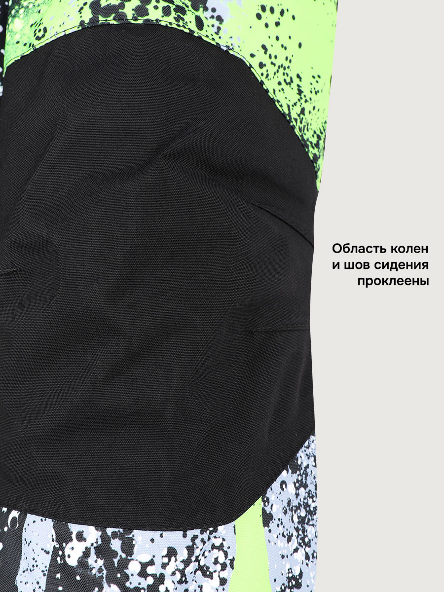 Комбинезон NIKASTYLE Комбинезон 8з4525 салат/черный - фото 9