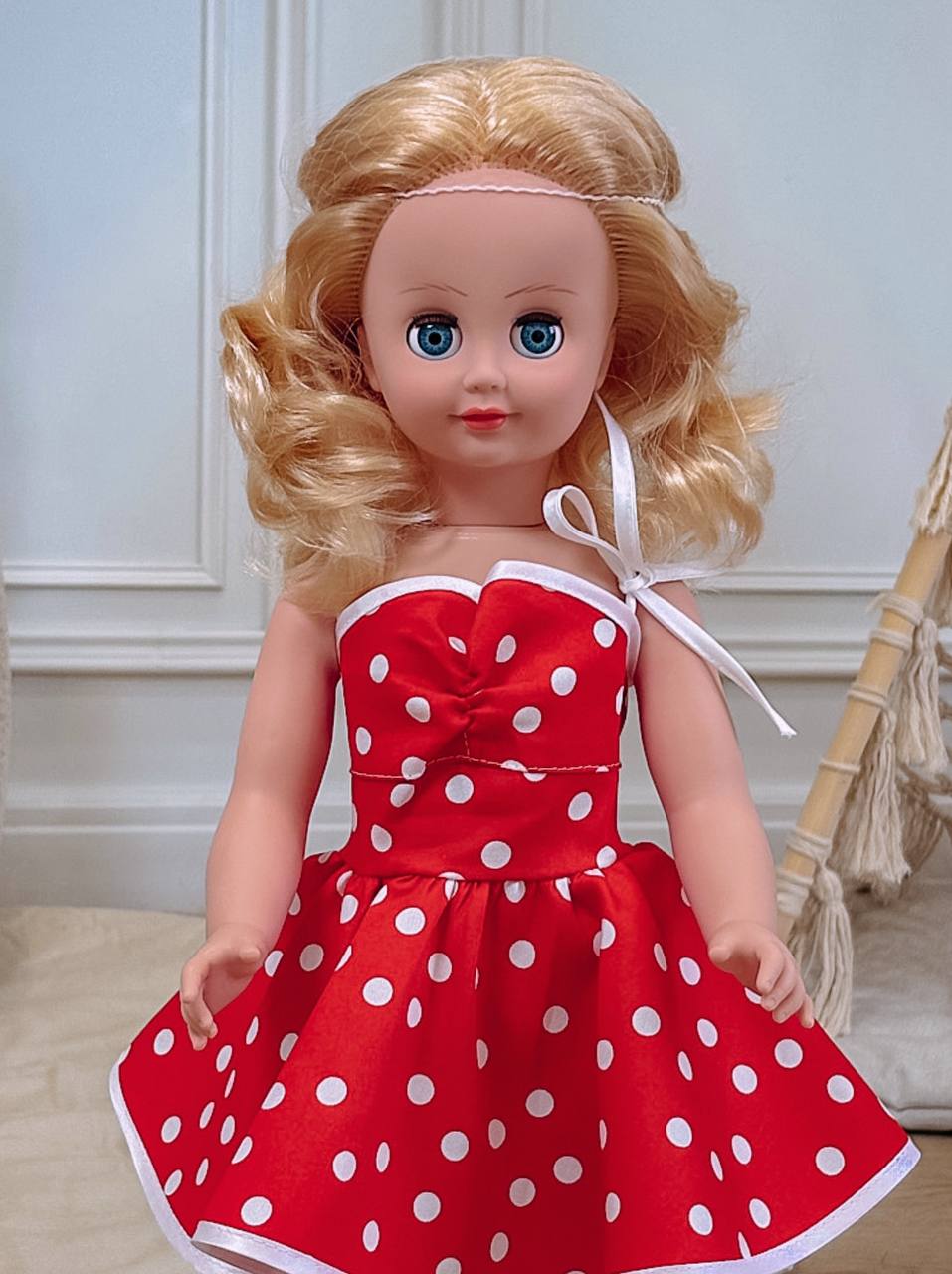 Кукла большая (ростовая) СТРАНА КУКОЛ говорящая Стелла высота 60 см 13-С-23 - фото 8