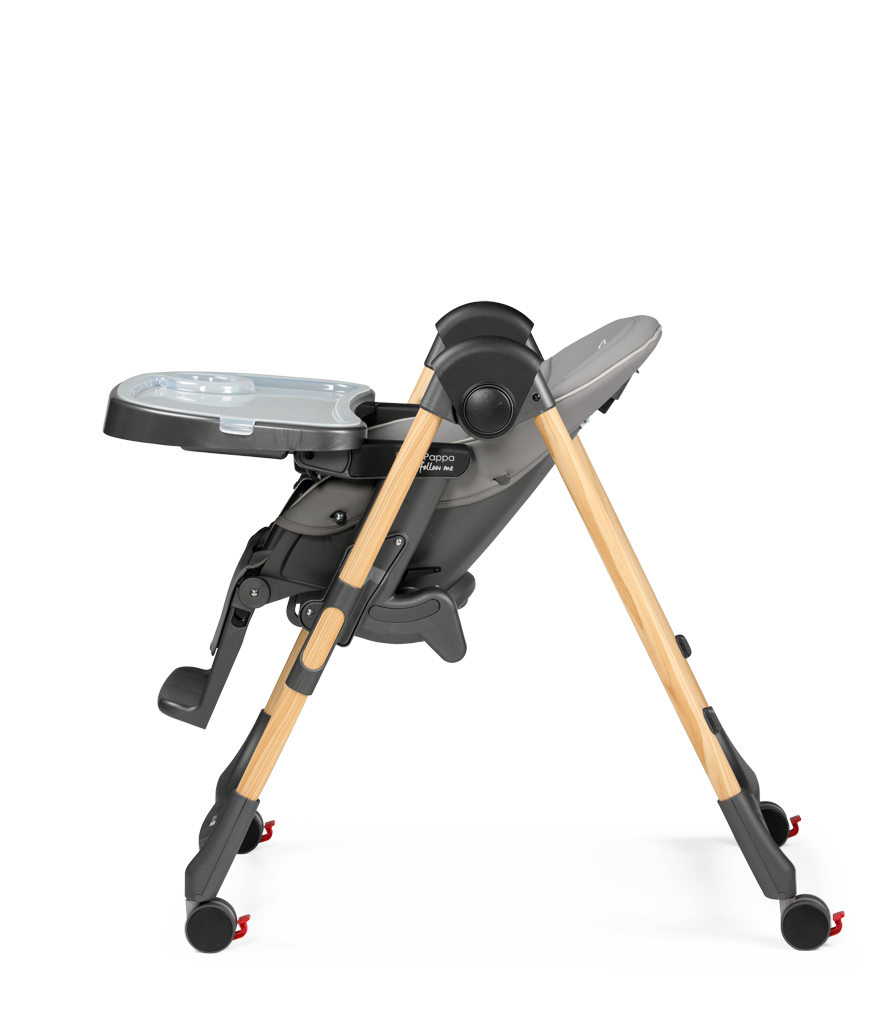 Стульчик для кормления Peg-Perego Prima Pappa Follow Me серый - фото 8