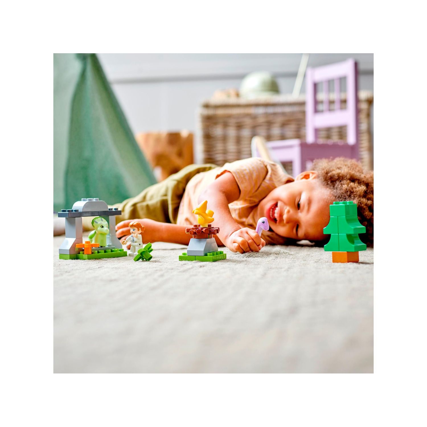 Конструктор LEGO DUPLO Питомник для динозавров блочный - фото 7