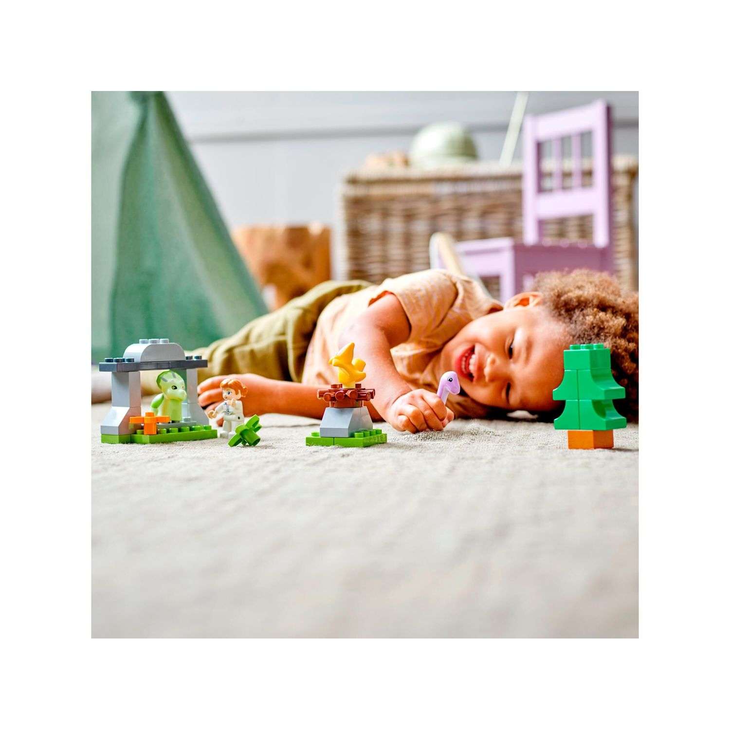 Конструктор LEGO DUPLO Питомник для динозавров блочный - фото 7