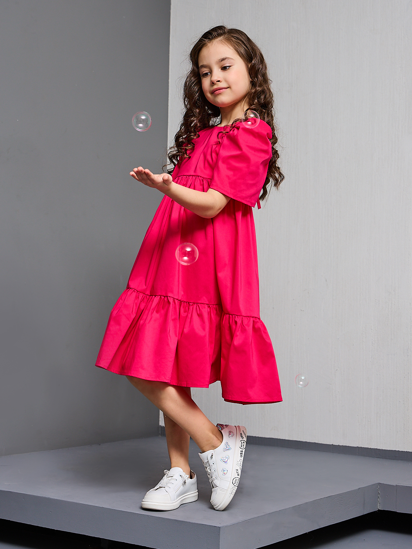 Платье Sofisha kids Plat.odnoton.pink - фото 7