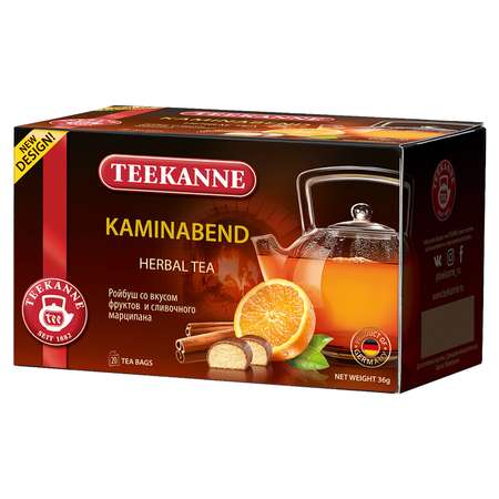 Чайный напиток травяной TEEKANNE Kaminabend 20 фольгированных пакетиков