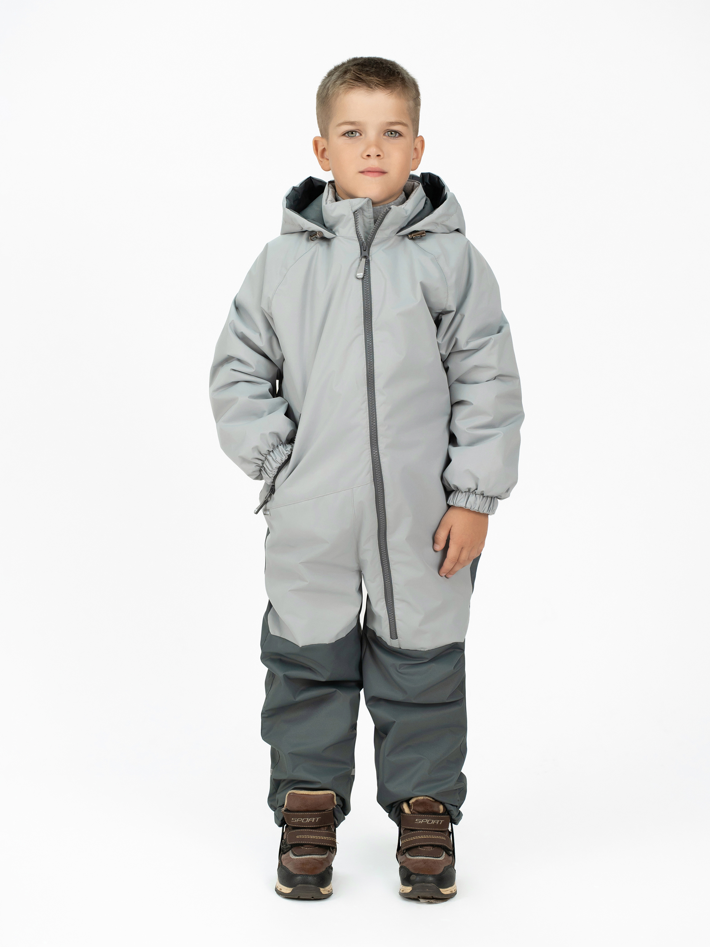 Комбинезон Arctic kids 30-042 серый - фото 1