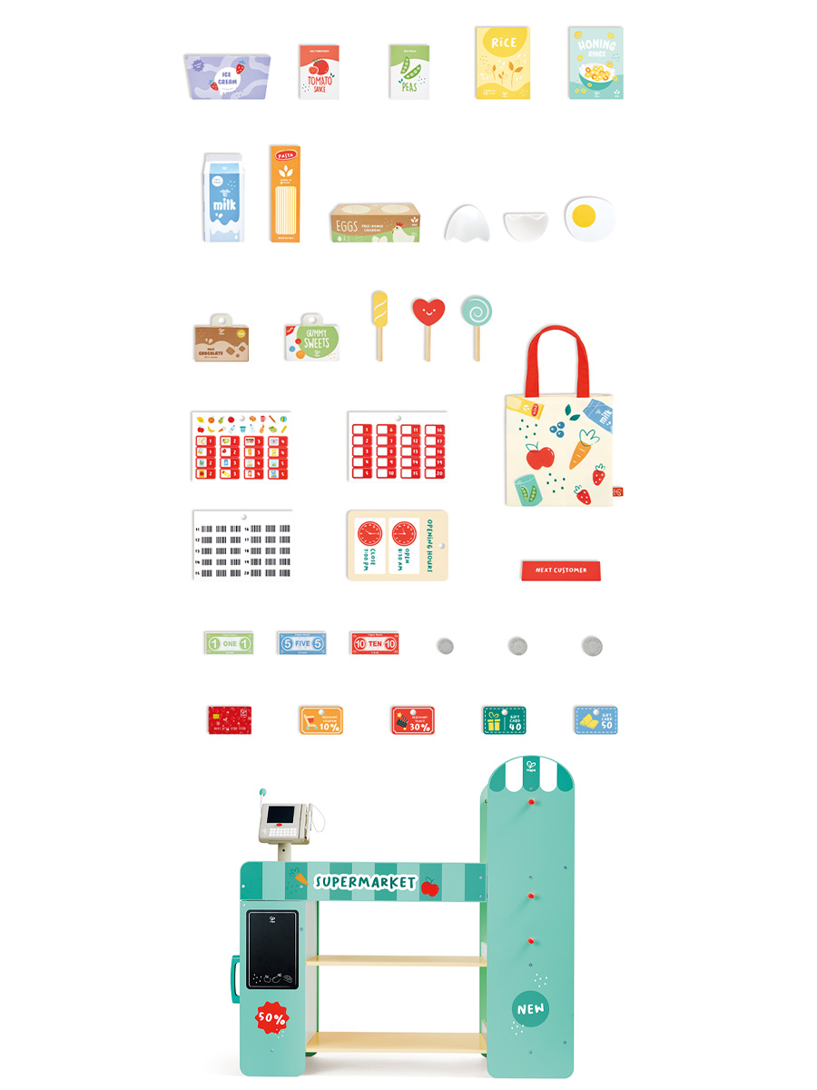 Игровой набор Hape прилавок - фото 12