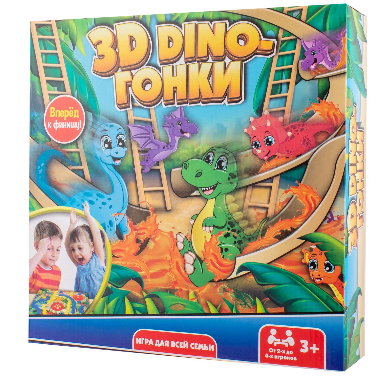 Настольная игра HTI Дино гонки - фото 2