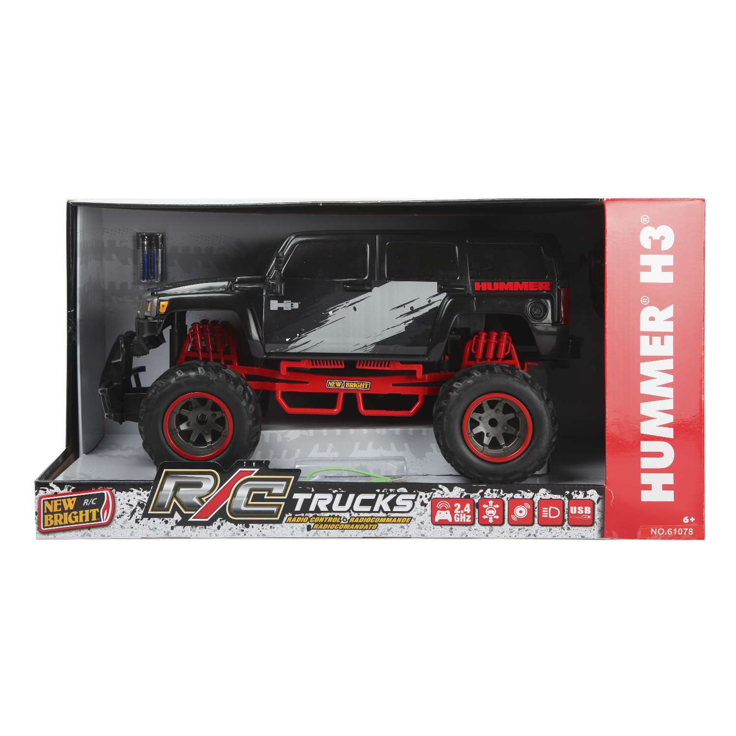 Внедорожник РУ New Bright Jeep 1:10 - фото 2