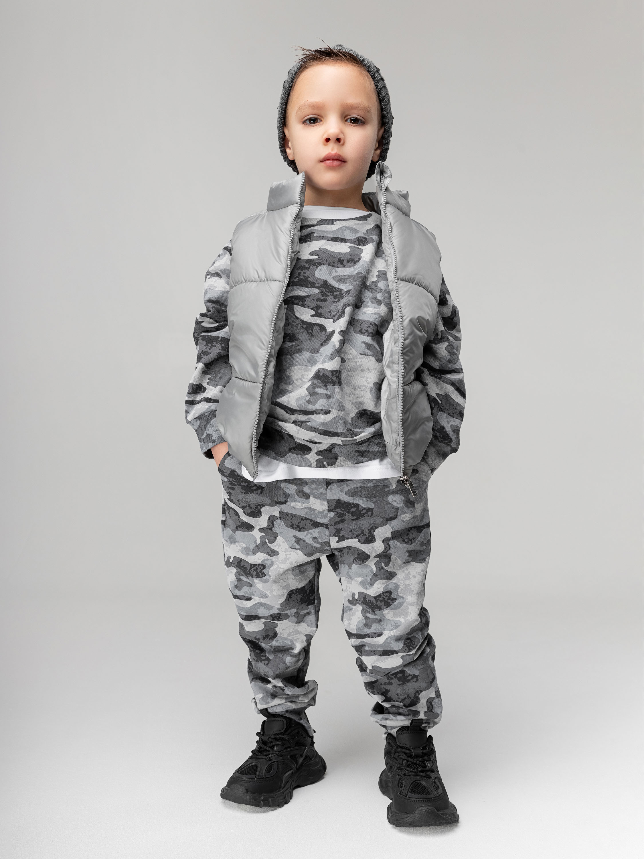 Жилет Bodo 14-56МU_серый - фото 5