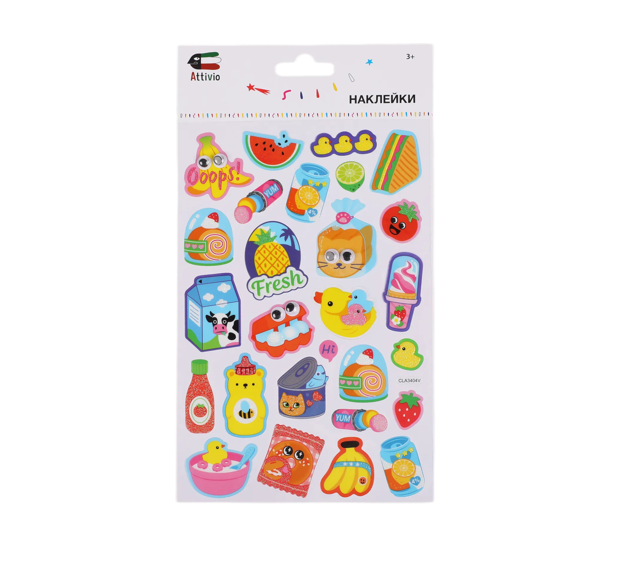 Наклейки Attivio Вкусняшки с глазками - фото 1