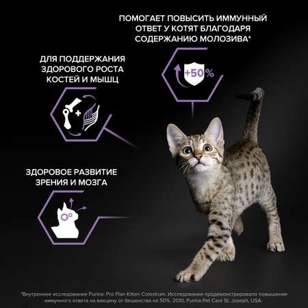 Корм сухой для котят PRO PLAN 400г с курицей
