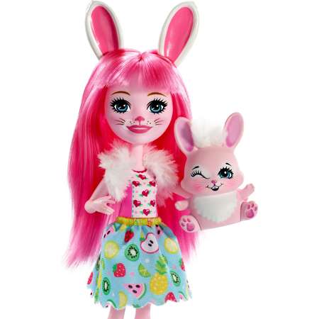 Кукла мини Enchantimals Кролик Бри с питомцем