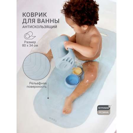 Коврик для купания edda Небо голубой