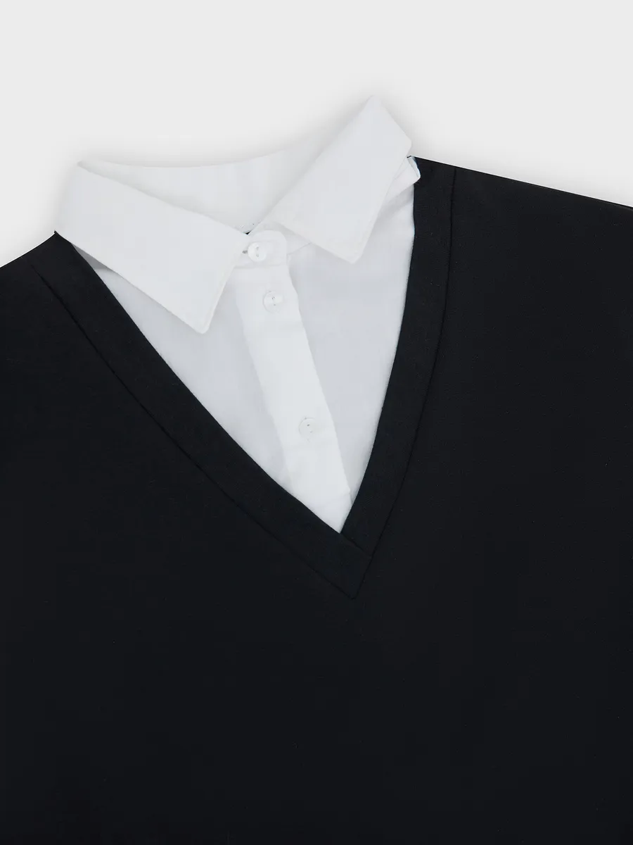 Джемпер Mark Formelle (Марк Формэль) 127910/черный - фото 16