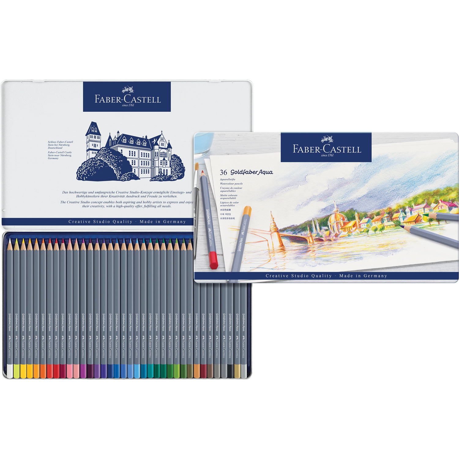 Карандаши акварельные Faber Castell 36 шт. - фото 2