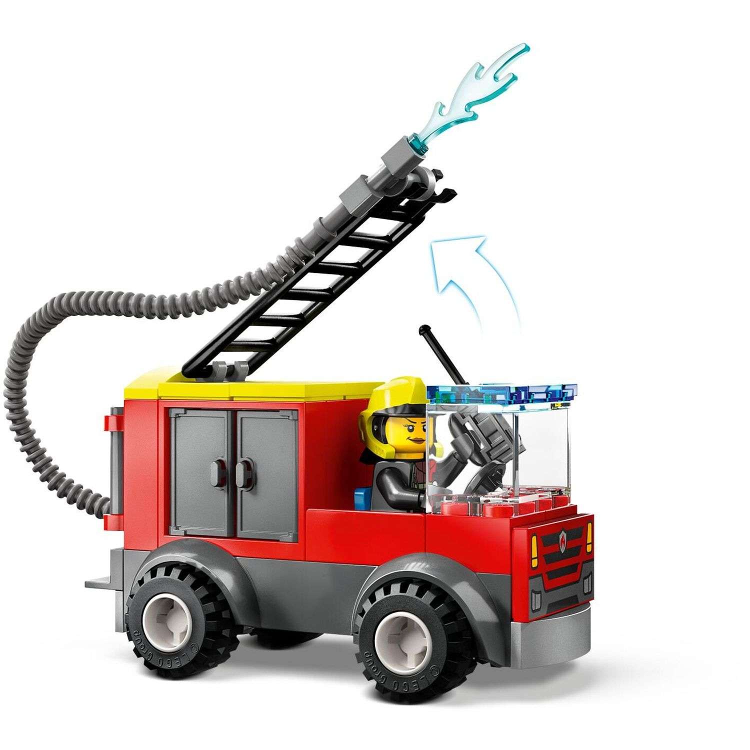 Конструктор LEGO City Пожарная часть и машина 153 дет. - фото 6