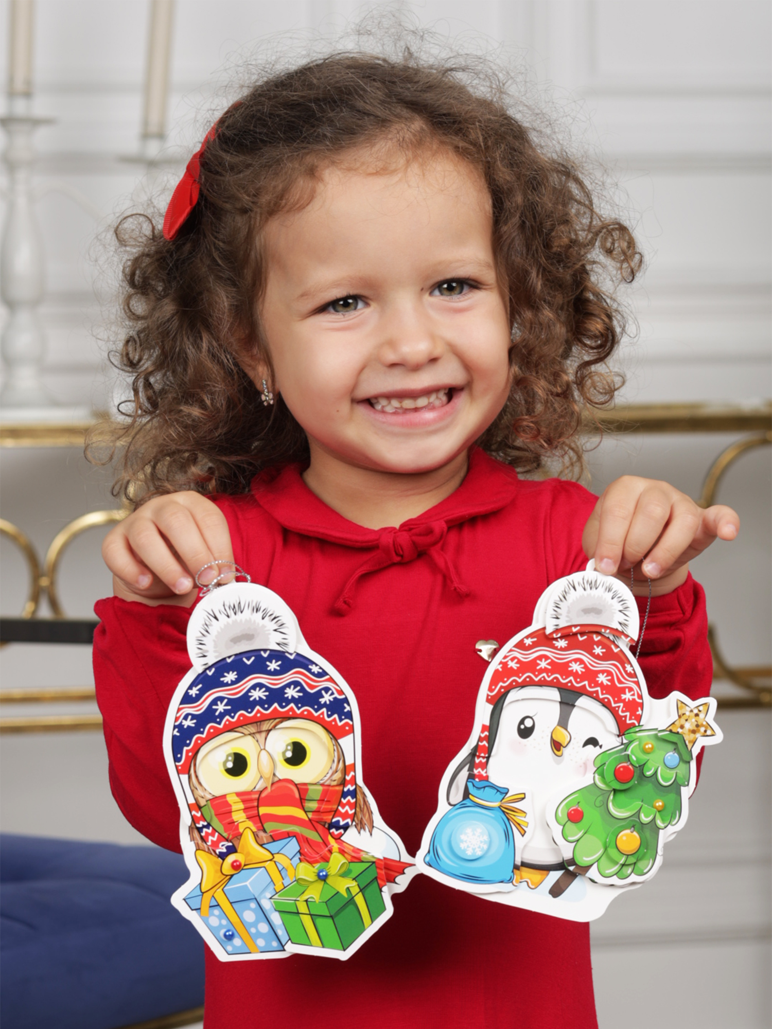 Набор для творчества Дрофа-Медиа Новогодние игрушки аппликация - фото 6