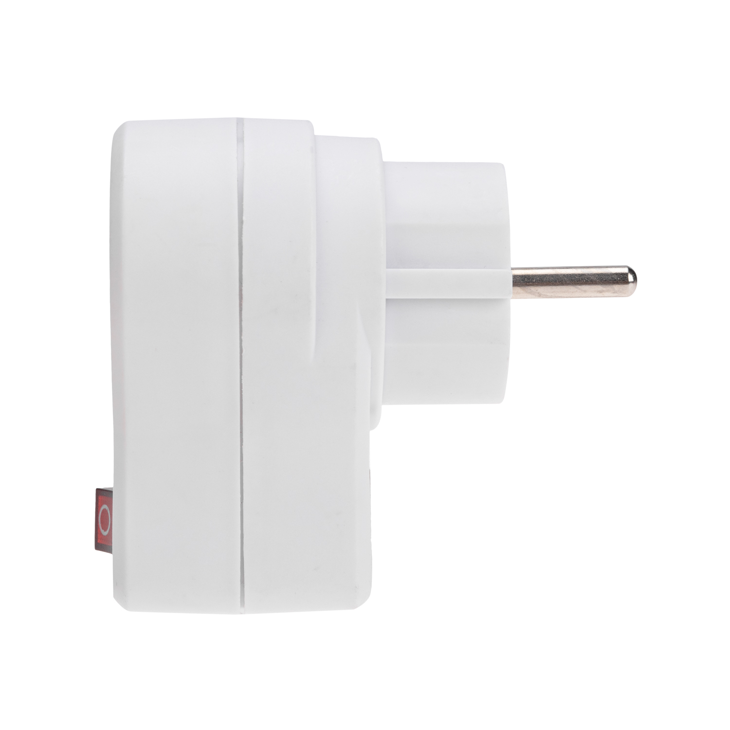 Адаптер сетевой REXANT 16А с выключателем заземлением и защитными шторками белый - фото 11