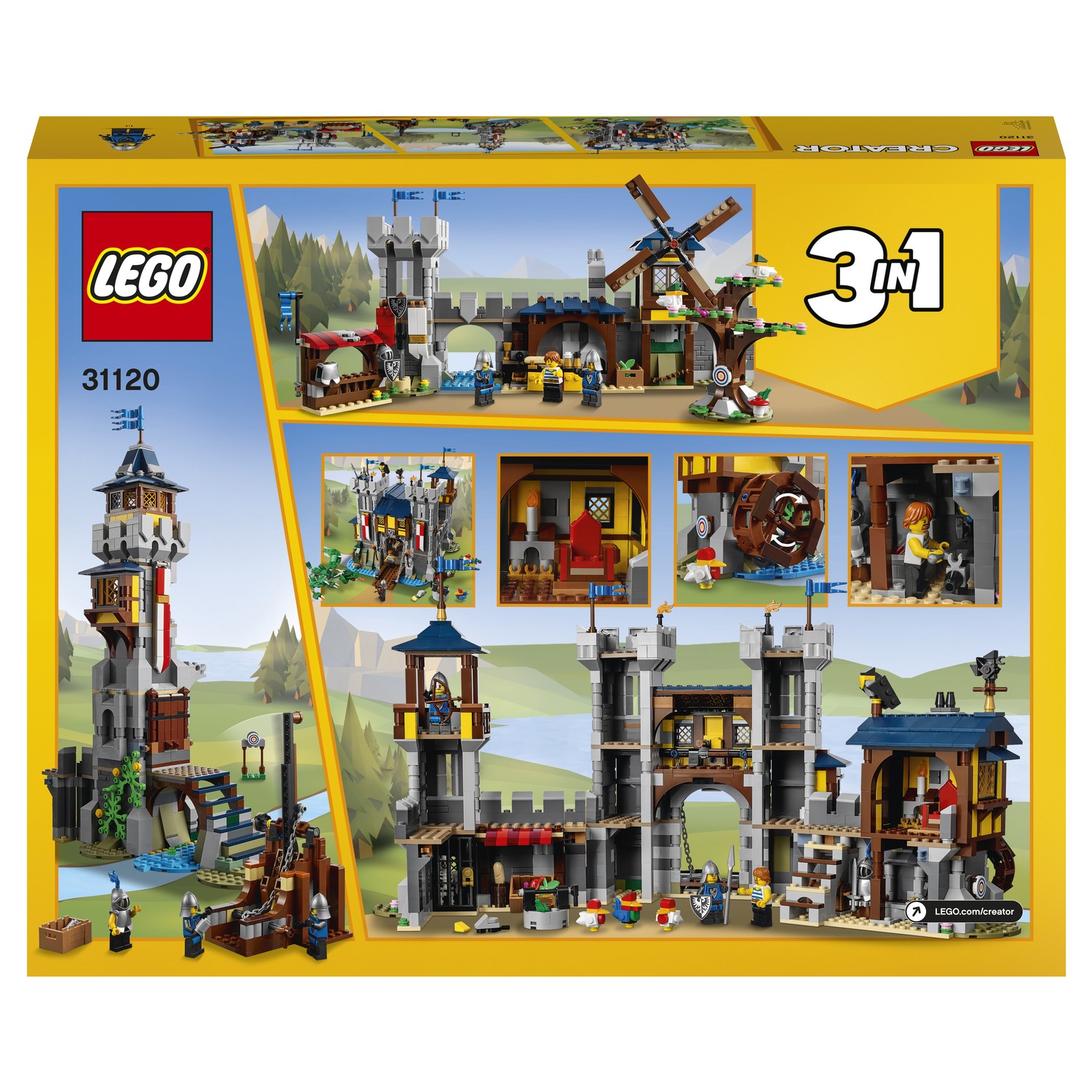 Конструктор LEGO Creator Средневековый замок 1426 дет. - фото 3