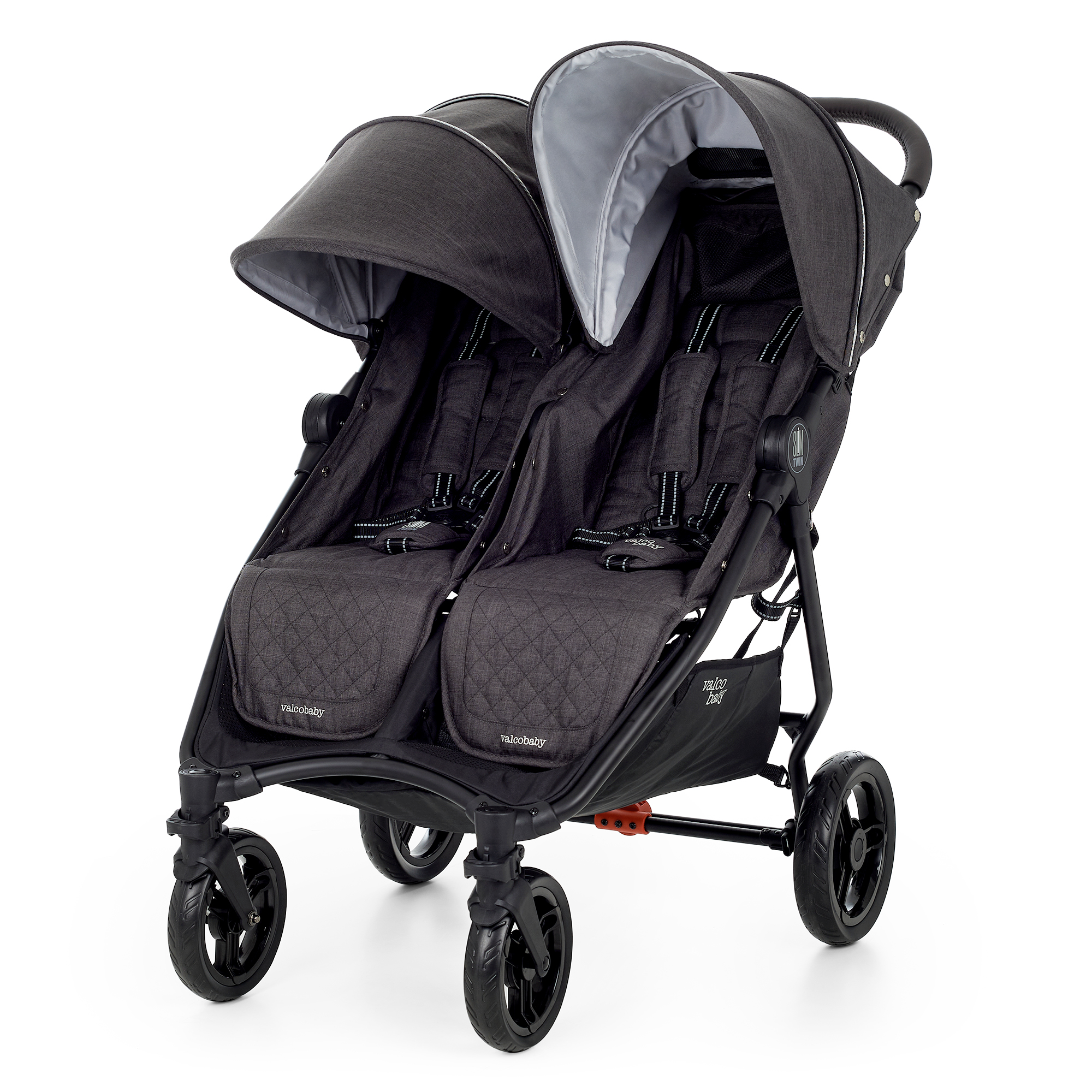 Коляска прогулочная Valco baby Slim Twin / Charcoal - фото 9