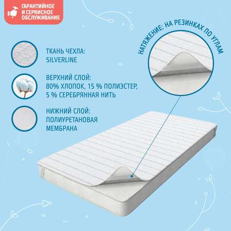 Наматрасник Nuovita SilverLine 125х65