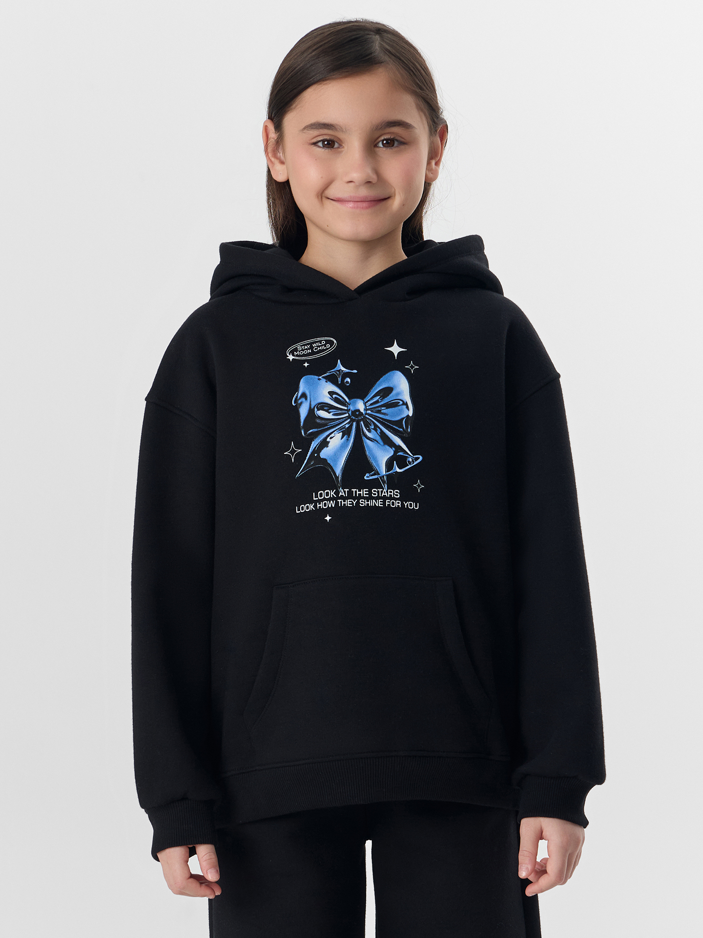 Худи и брюки Mark Formelle (Марк Формэль) 397757/черный +печать - фото 3