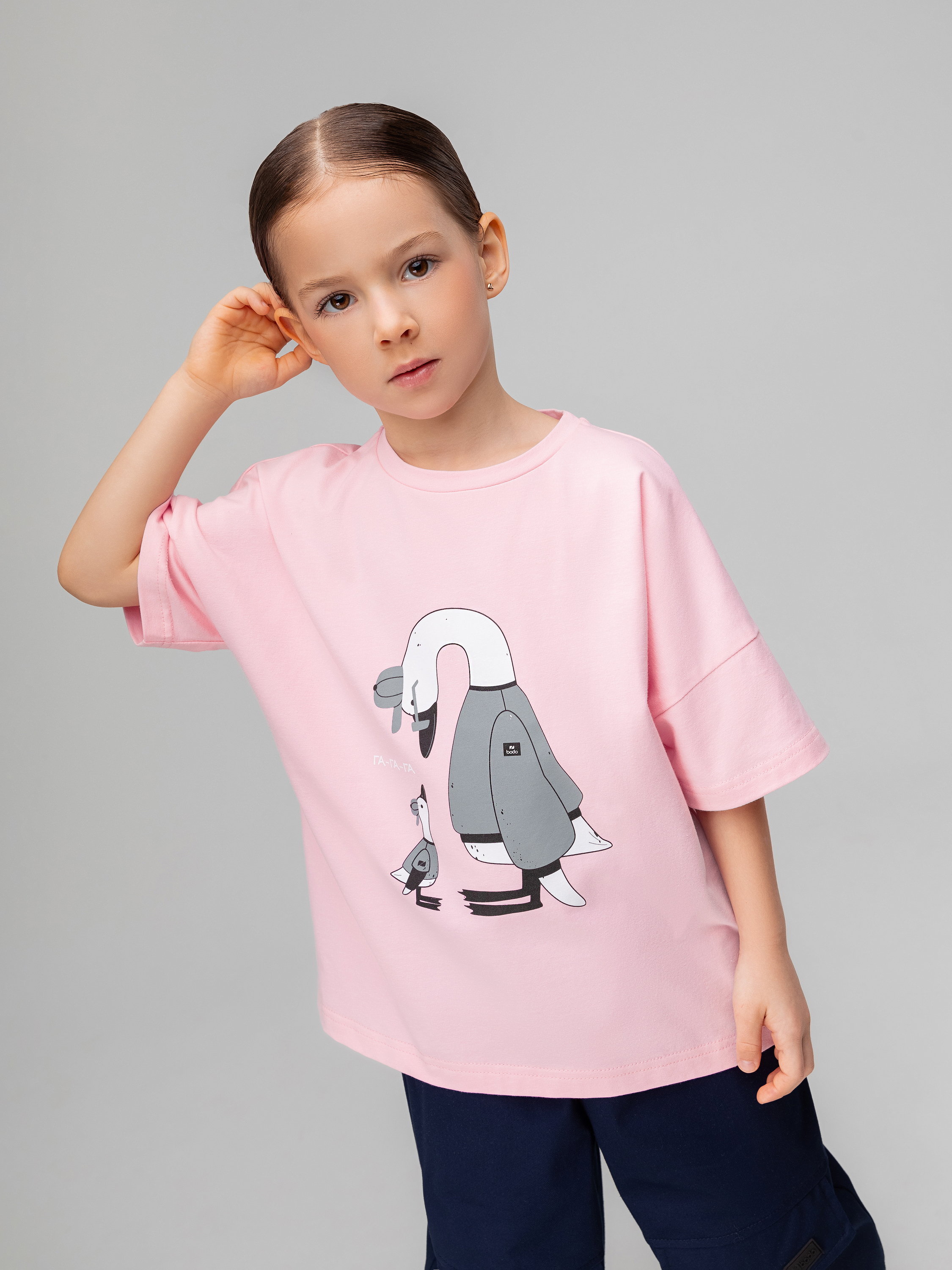 Футболка Bodo 4-435MU_розовый - фото 1