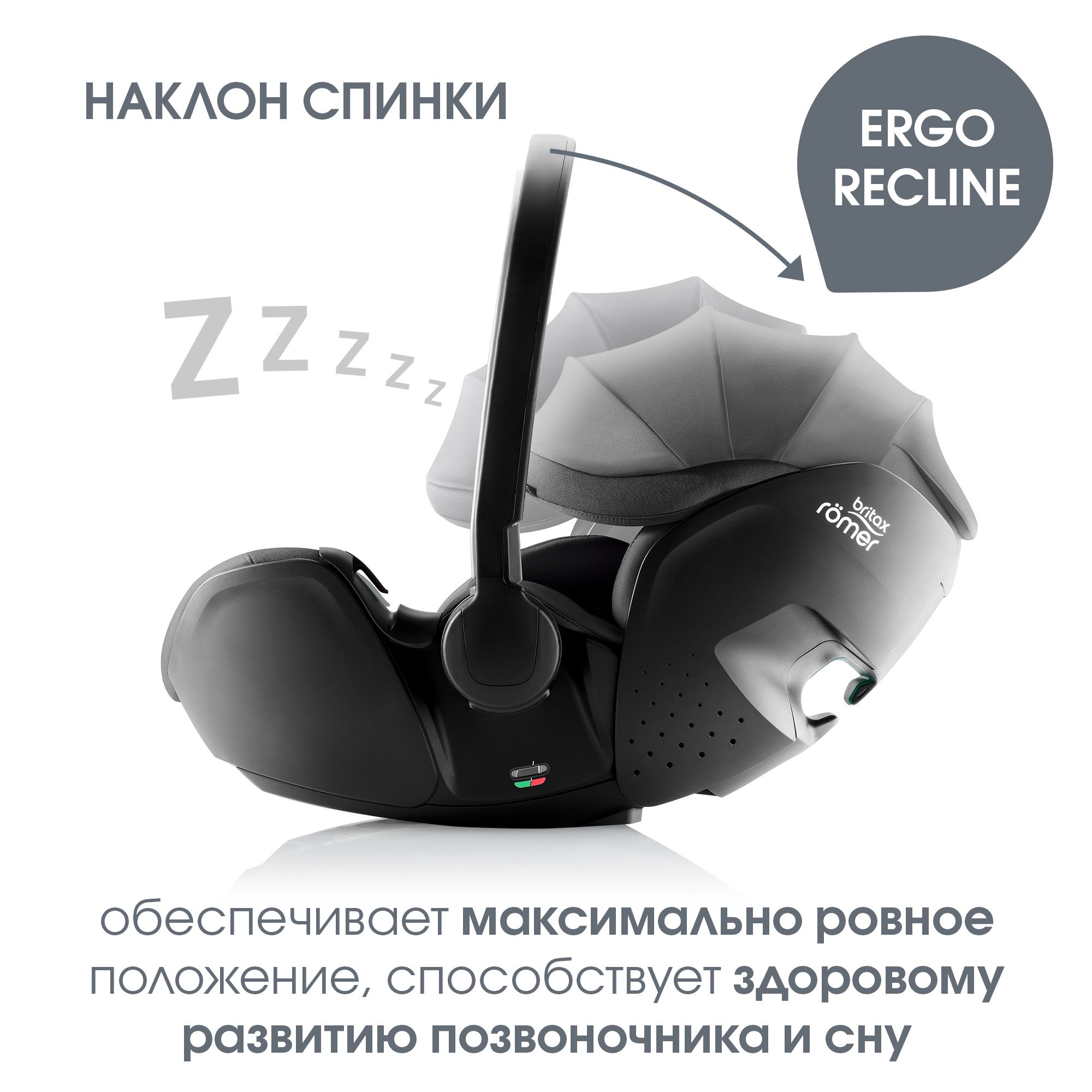 Автокресло Britax Roemer Baby-Safe Pro и Vario base Isofix 0+/1 (0-18 кг) серый - фото 6