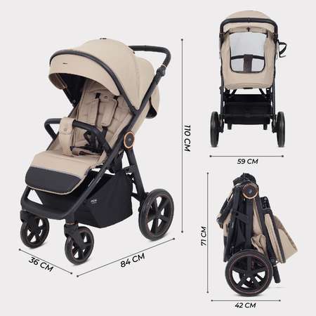 Коляска прогулочная MOWbaby Trail