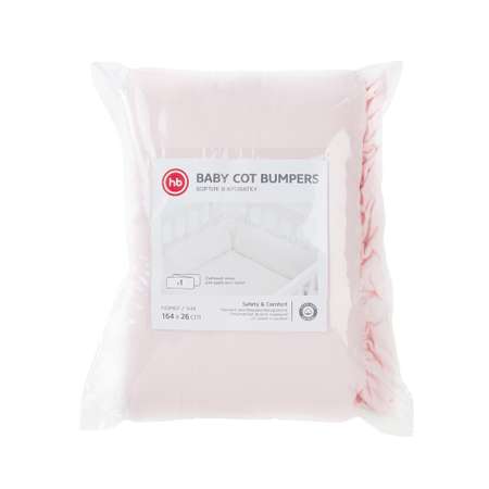 Бортик в кроватку Happy Baby Pink 87526
