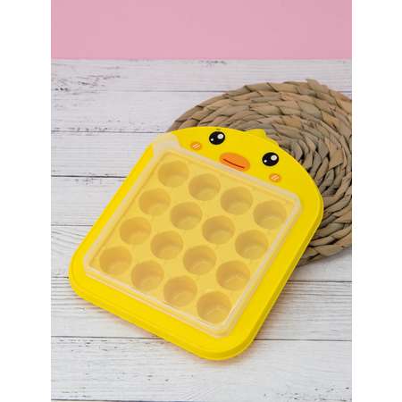 Лоток для льда iLikeGift Duck yellow