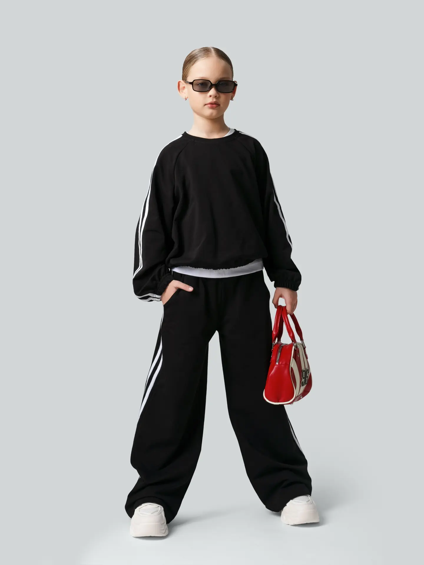 Свитшот и брюки MALINAKIDS PALAZZOLAMPASYCHERN - фото 1