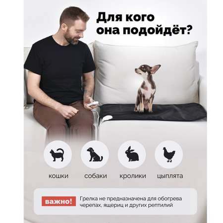 Электрогрелка для животных EcoSapiens Mimi Hot 50х80 см