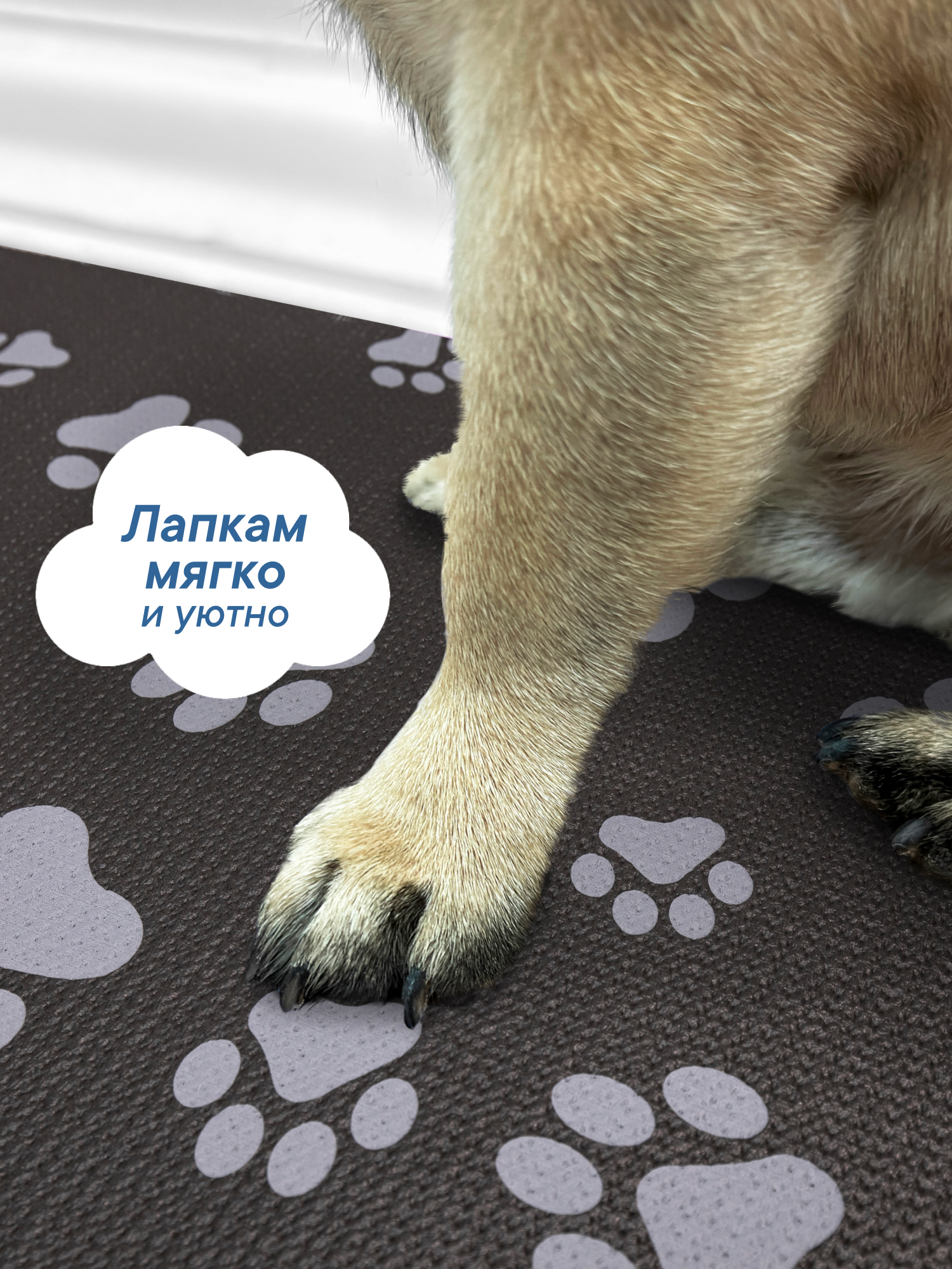 Коврик под миску VILINA Для собак и кошек 50х30 см. - фото 3