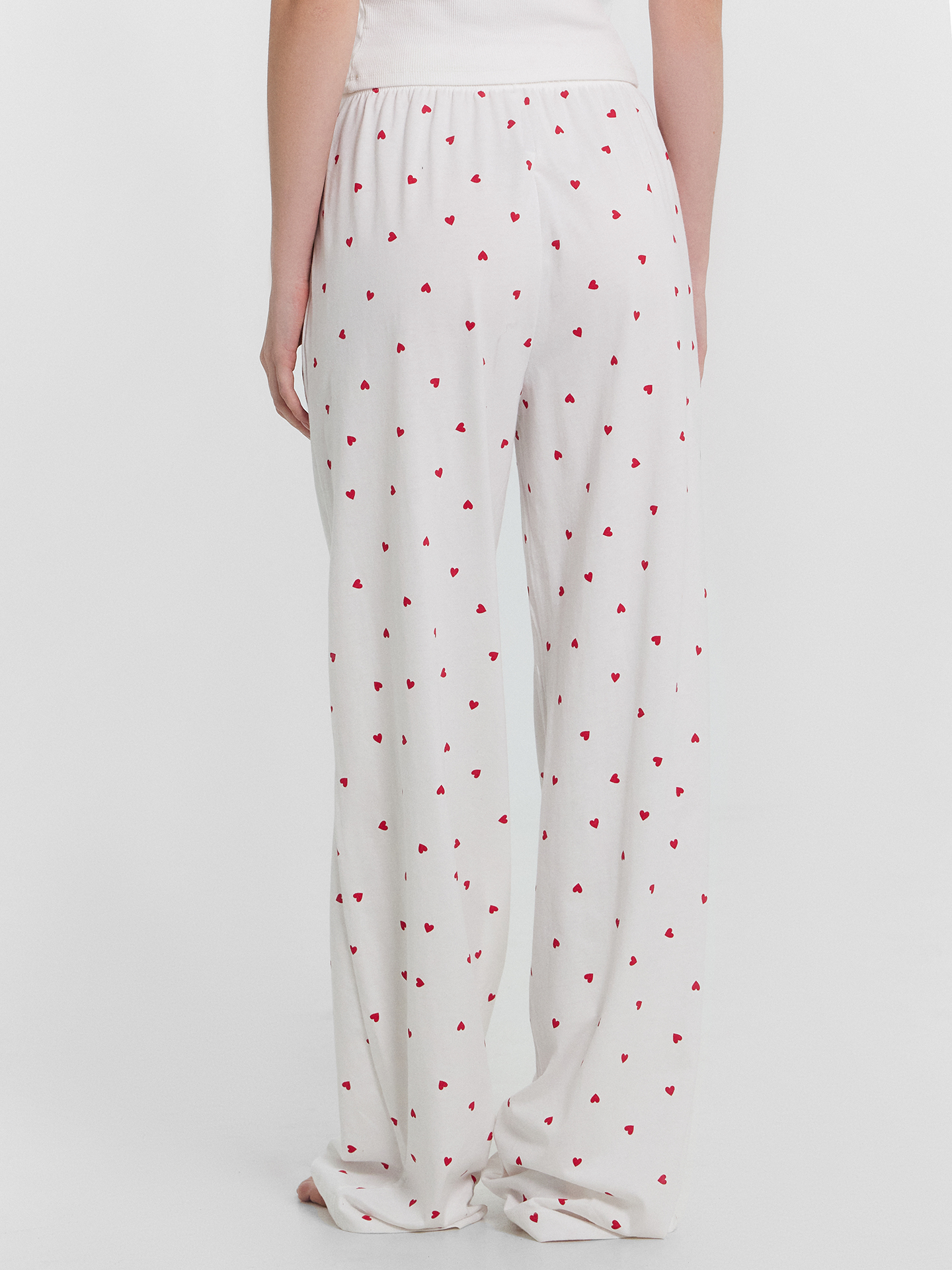 Брюки Mark Formelle (Марк Формэль) 532524-1/сердечки на белом - фото 2