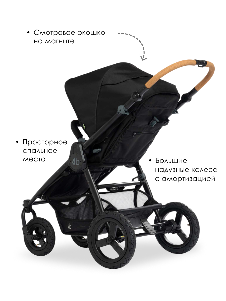 Коляска прогулочная Bumbleride Era 2025 / Matte Black - фото 4