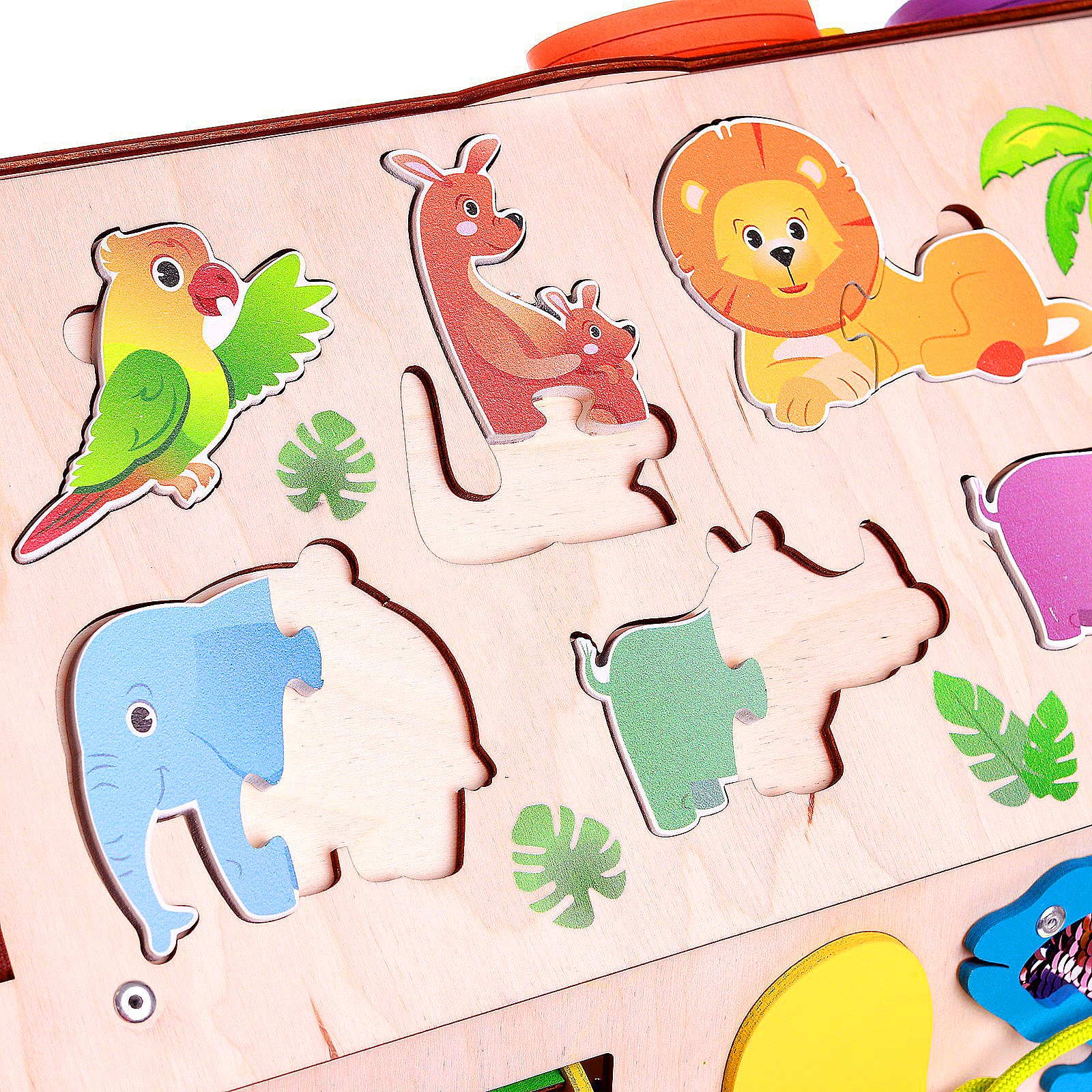Игрушка YOSHATOYS бизиборд Сафари - фото 8