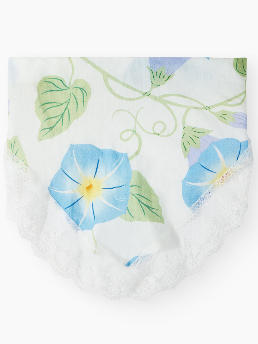 Повязка на голову Happy Baby 88263-0_milky-blue (flowers) - фото 1