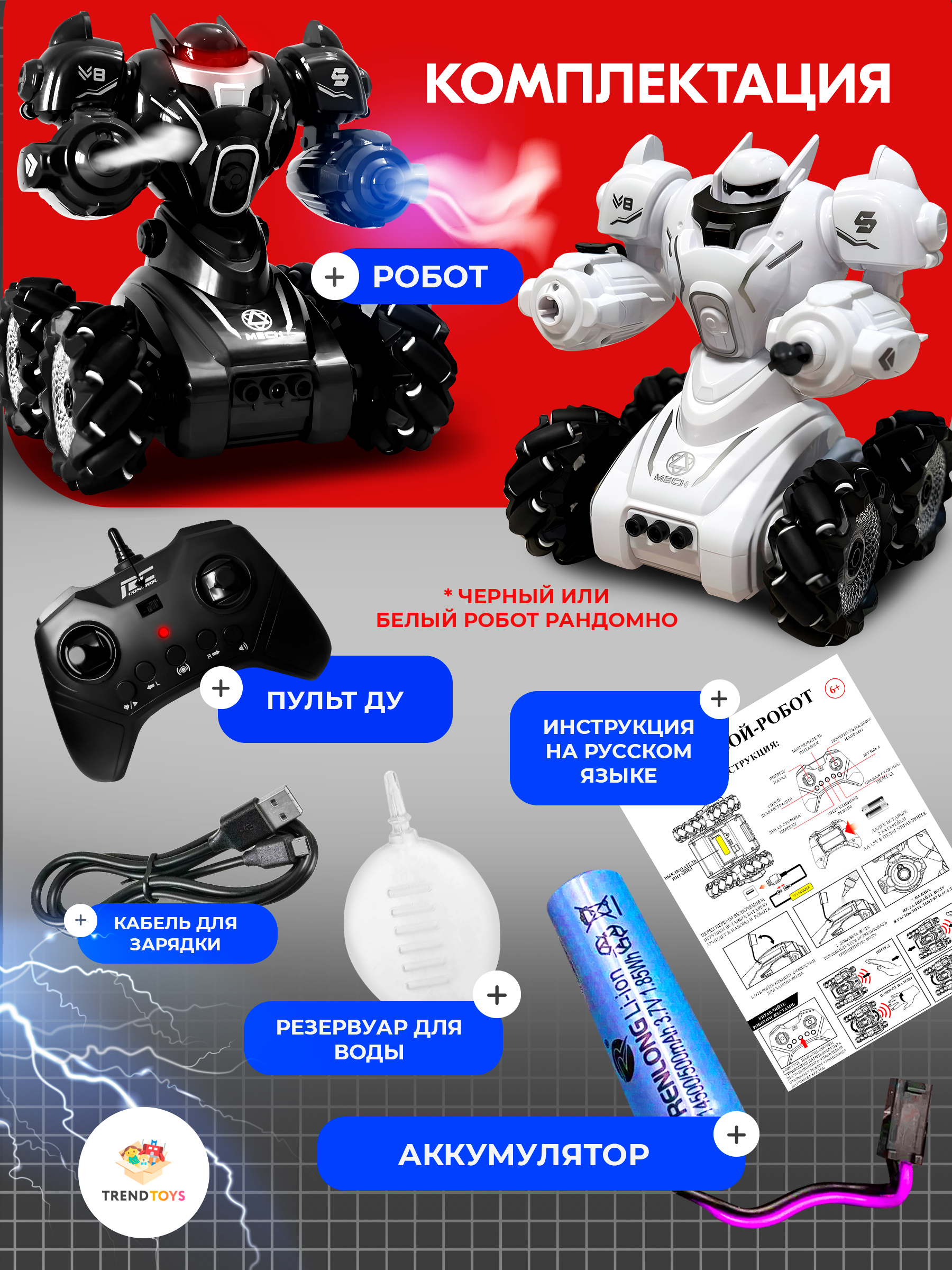 Робот РУ TrendToys машина робот для дрифта - фото 9