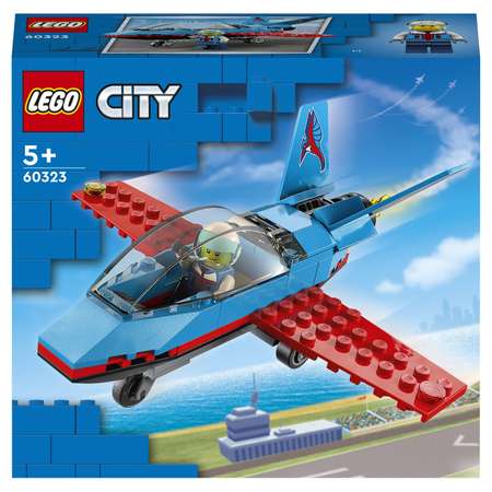 Конструктор LEGO City GreatVehicles Трюковый самолёт блочный