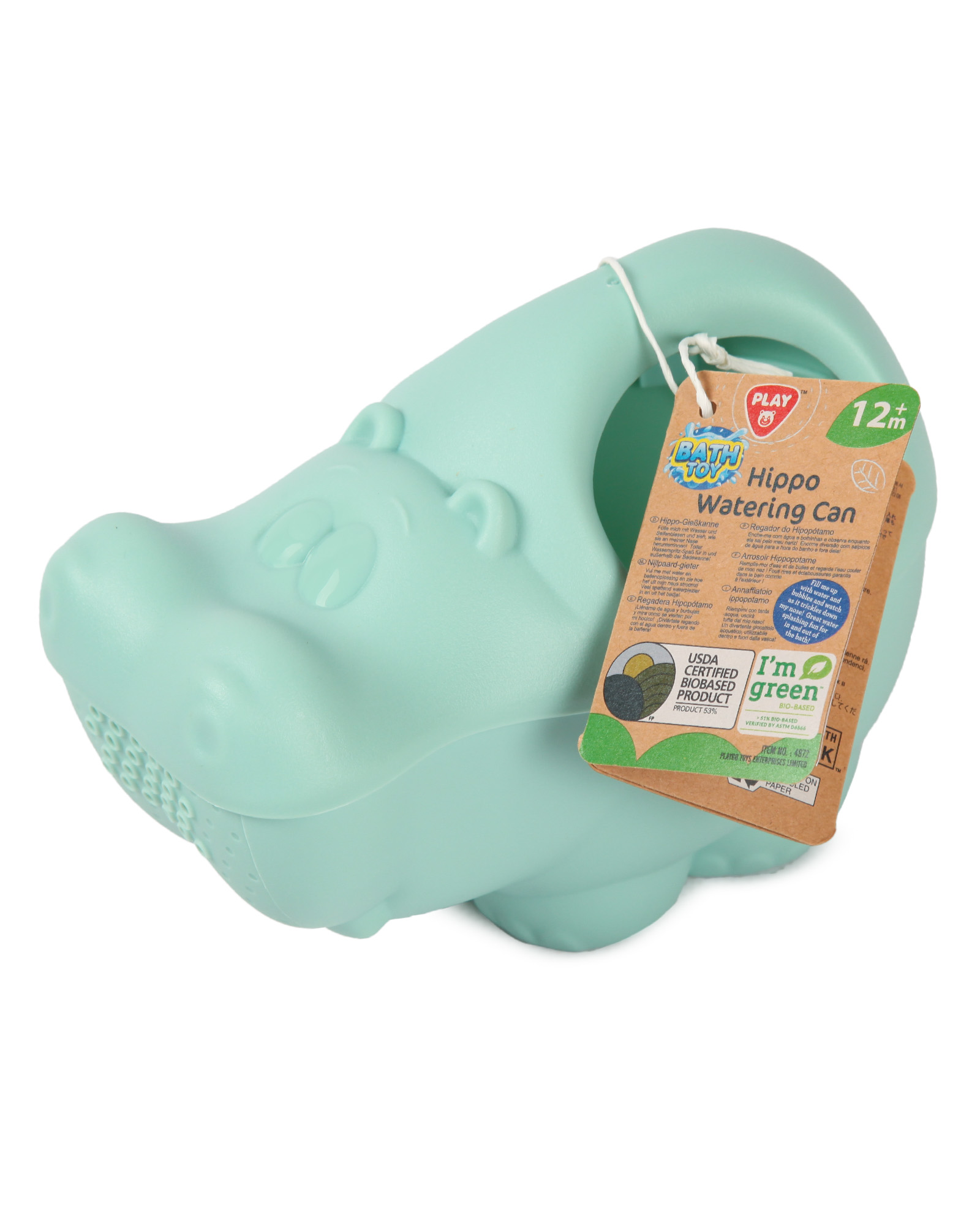 Игрушка Play Go Бегемотик Голубой - фото 6